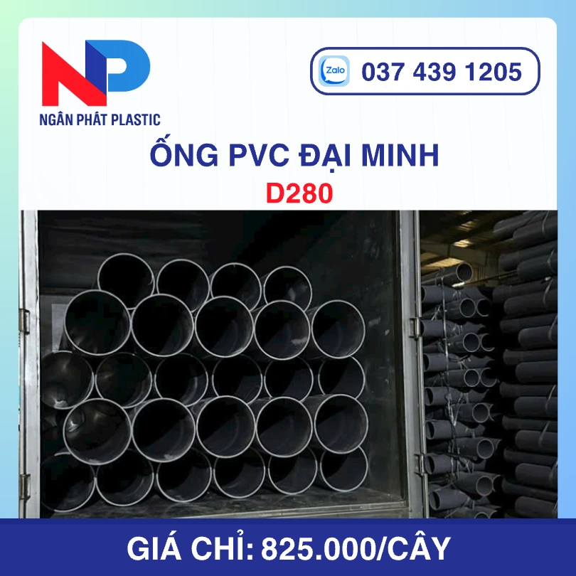 Ống Nhựa PVC 300 Đại Minh